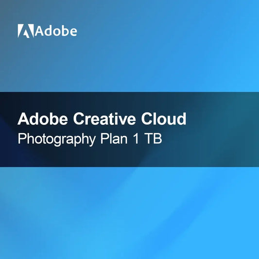 Adobe Creative Cloud Photography Plan Education