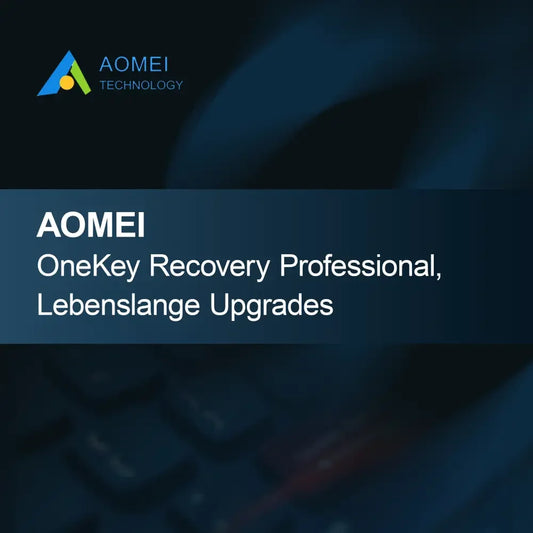 AOMEI OneKey Recovery Professional Lebenslange Upgrades