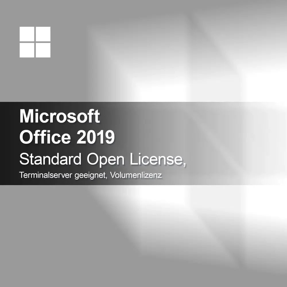 Microsoft Office 2019 Standard Open License Terminalserver geeignet Volumenlizenz