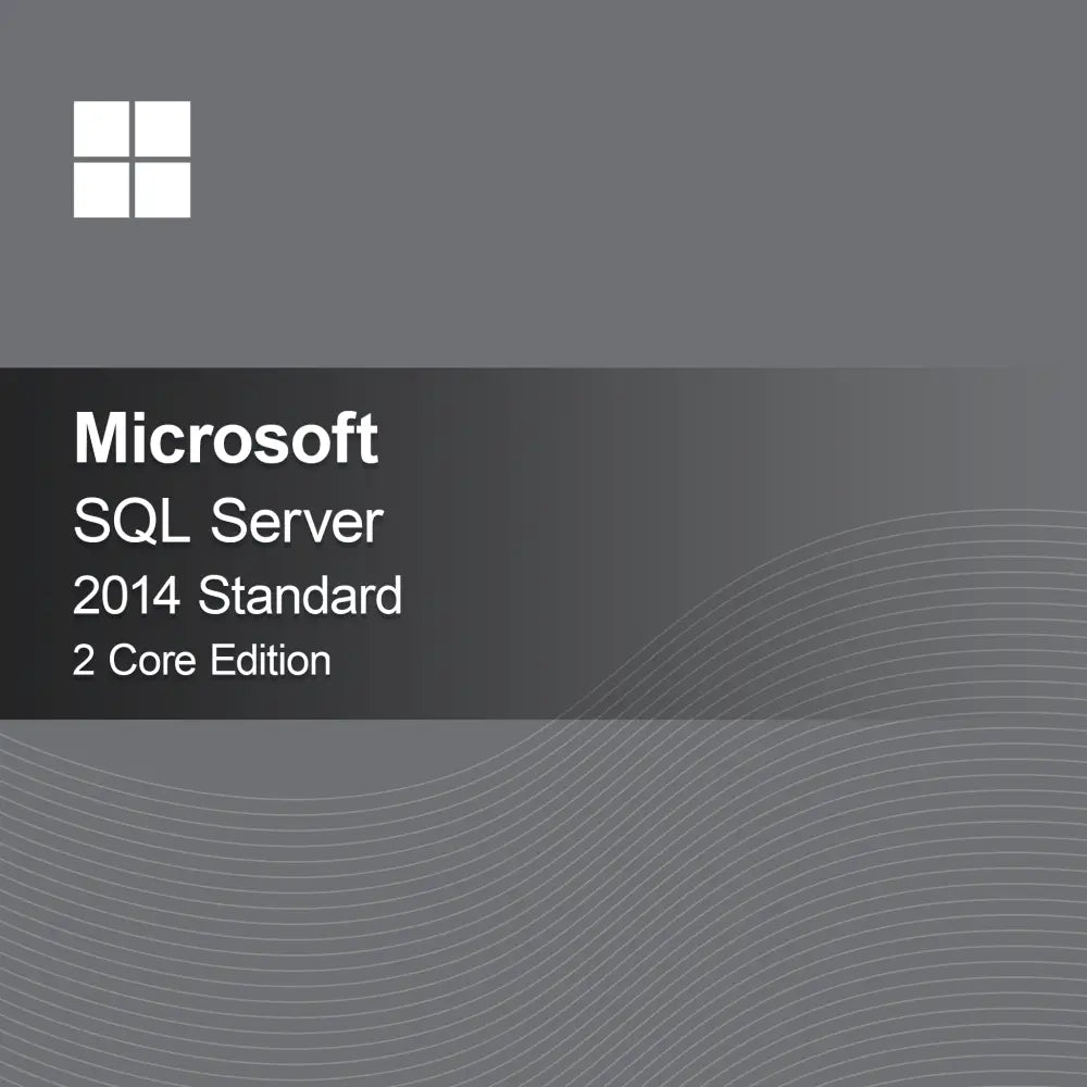 Microsoft SQL Server 2014 Standard - 2 Çekirdek Sürümü