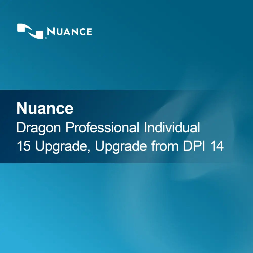 Nuance Dragon Professional Individual 15 Yükseltme, DPI 14'ten Yükseltme