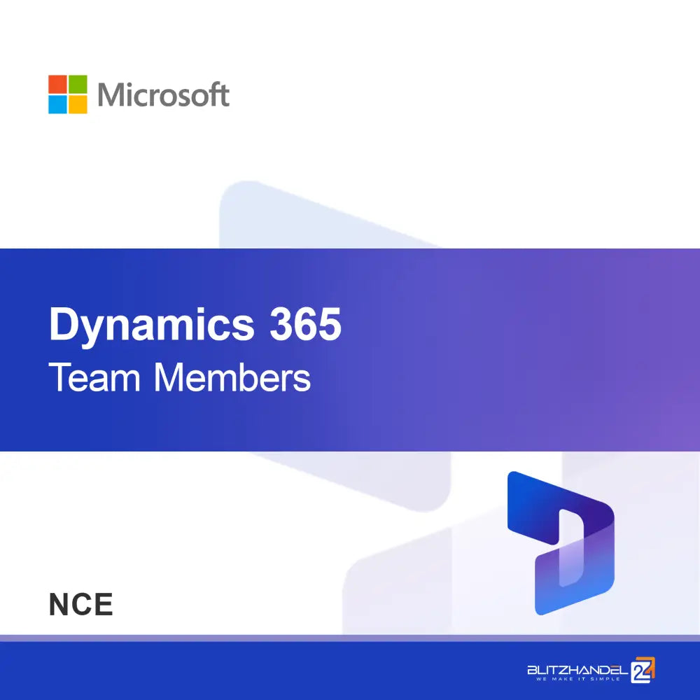 Členové týmu Dynamics 365 (NCE)