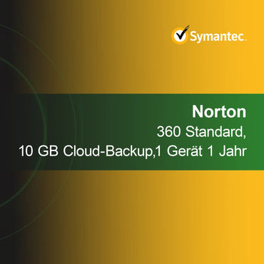 Norton 360 Standard 10 GB Cloud-Backup 1 Gerät 1 Jahr