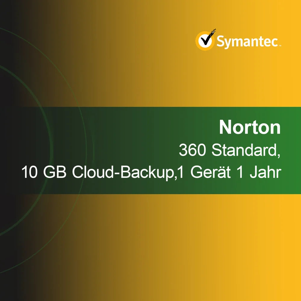 Norton 360 Standard 10 GB Cloud-Backup 1 Gerät 1 Jahr