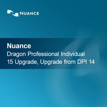 Nuance Dragon Professional Individual 15 Upgrade Upgrade from DPI 14