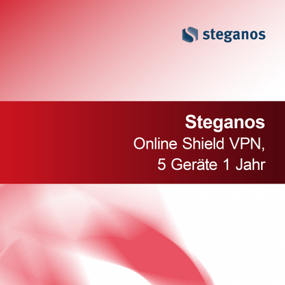 Steganos Online Shield VPN, 5 Cihaz 1 Yıl